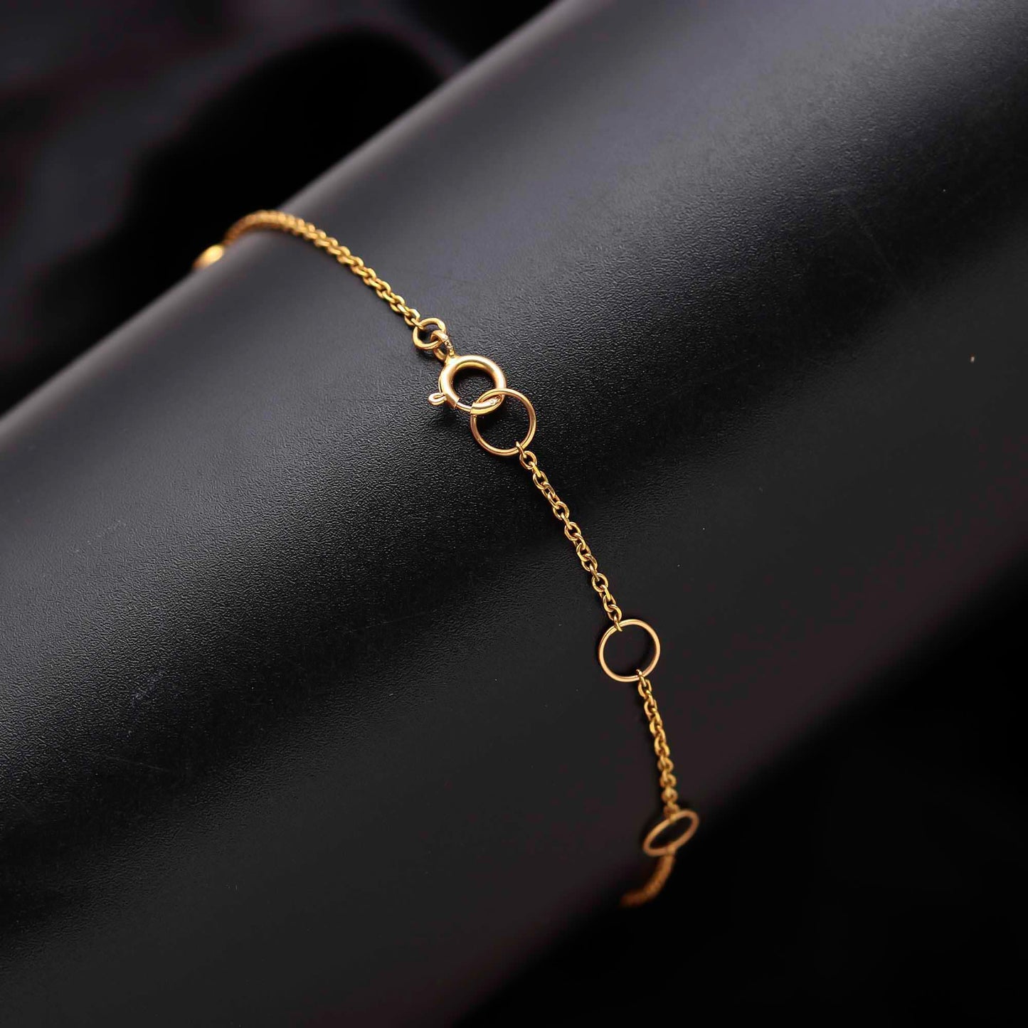 Natural Moissanite Bracelets, 18k Solid Gold Bracelets, Handmade Gold Bracelets, Gold Bracelets, Wedding Gift for Wife, Moissanite Bracelets