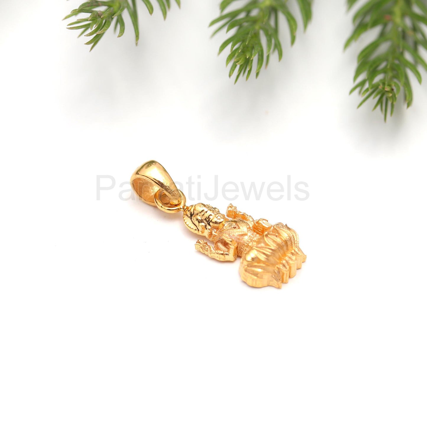 Goddess Laxmi Mother Gold Charm, Gold Charm, 18K Solid Gold Charm, Handmade Charm, Laxmi Mother Gold Charm, Goddess Charm, Gift For Her