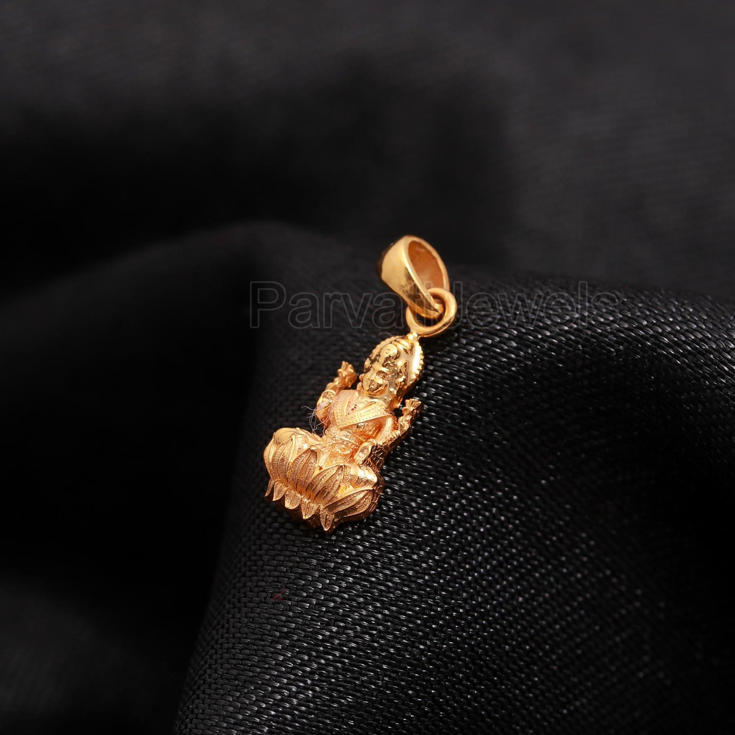 Goddess Laxmi Mother Gold Charm, Gold Charm, 18K Solid Gold Charm, Handmade Charm, Laxmi Mother Gold Charm, Goddess Charm, Gift For Her
