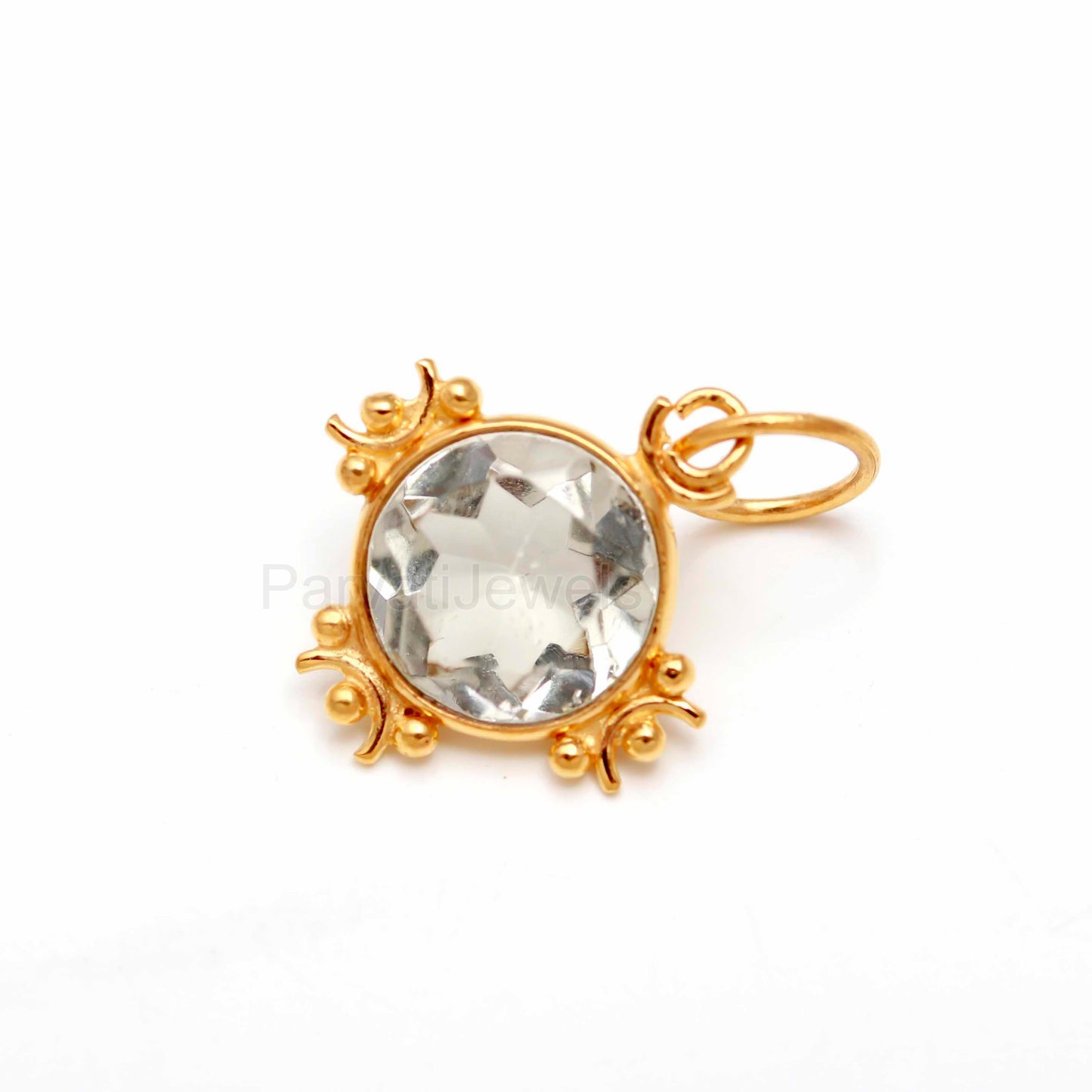 Natural Green Amethyst Charm, Solid 14K & 18K Gold Charm, Green Amethyst Charms, Gold Charm, Charm Pendant, Handmade Charm, Charms Necklace
