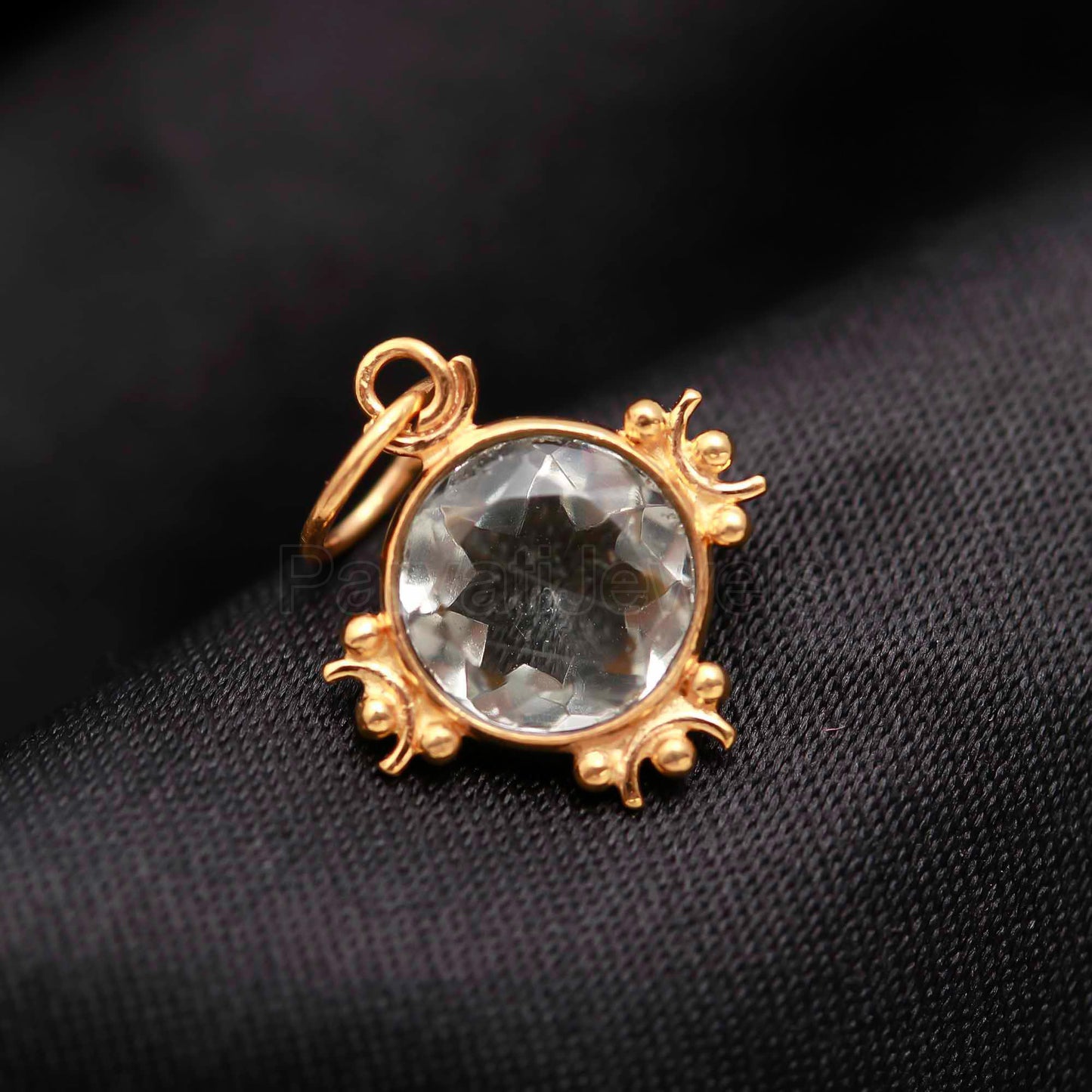 Natural Green Amethyst Charm, Solid 14K & 18K Gold Charm, Green Amethyst Charms, Gold Charm, Charm Pendant, Handmade Charm, Charms Necklace