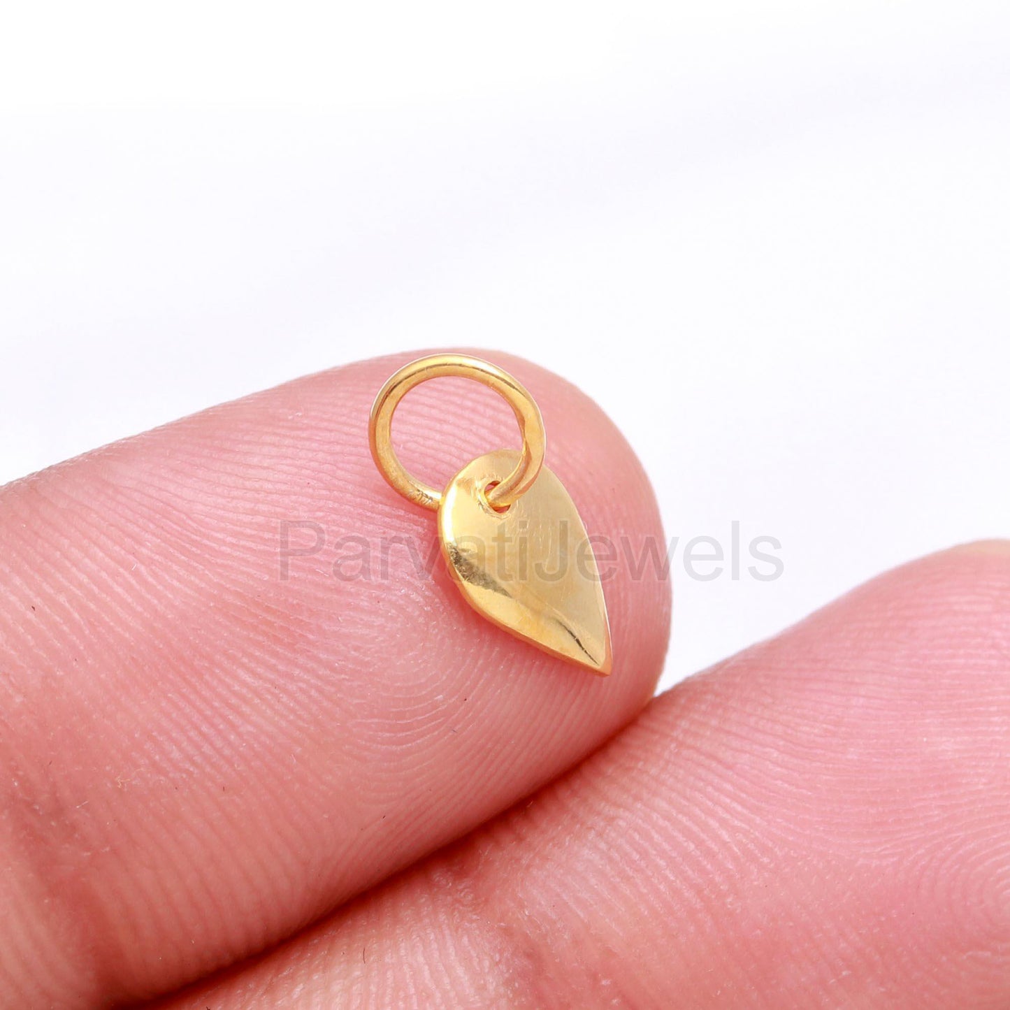 Solid 18k Gold Plain Charm, Heart Shape Charm, Gold Heart Charm, Plain Dainty Pendant, Handmade Gold Charm, Gold Charm, Gift For Her Charms