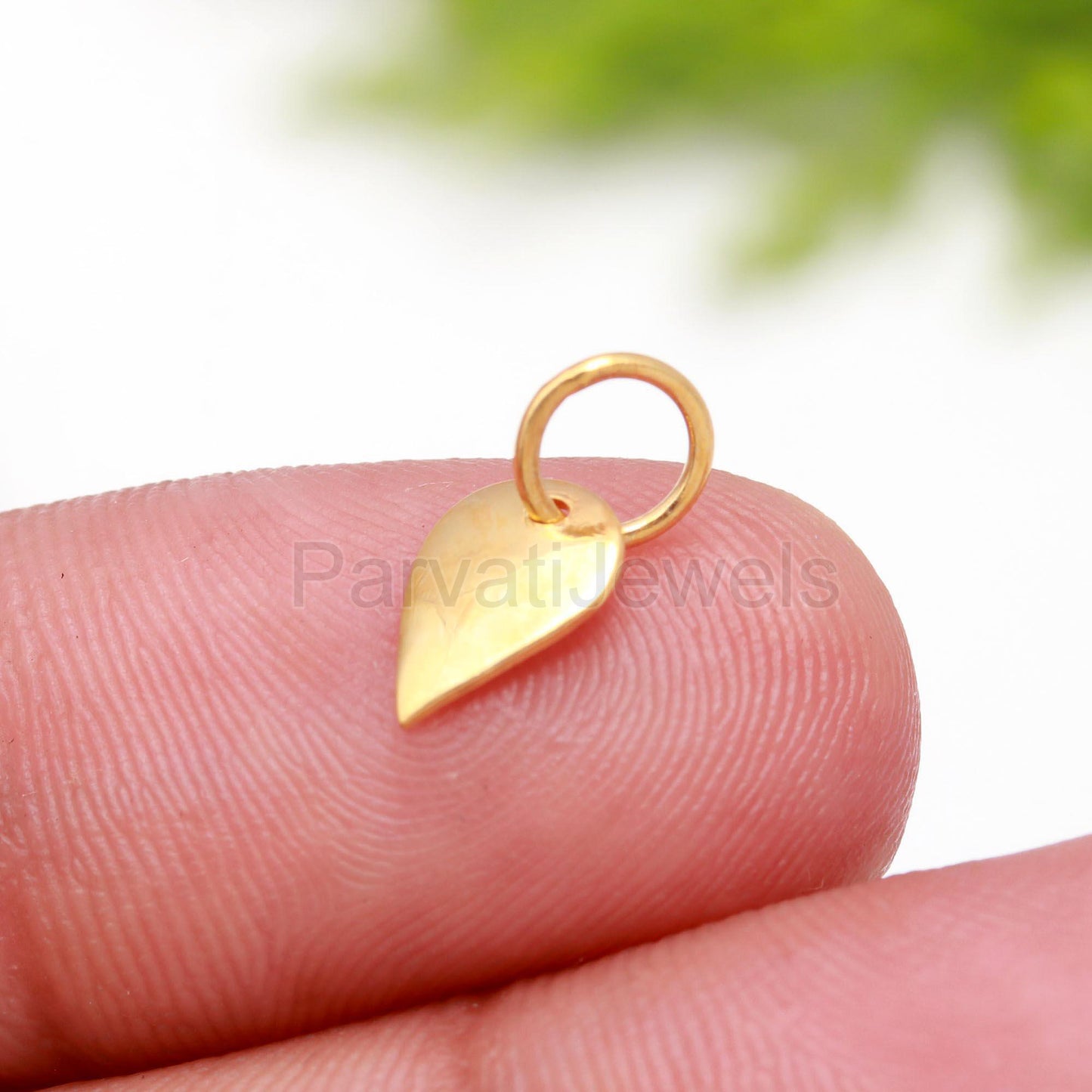 Solid 18k Gold Plain Charm, Heart Shape Charm, Gold Heart Charm, Plain Dainty Pendant, Handmade Gold Charm, Gold Charm, Gift For Her Charms