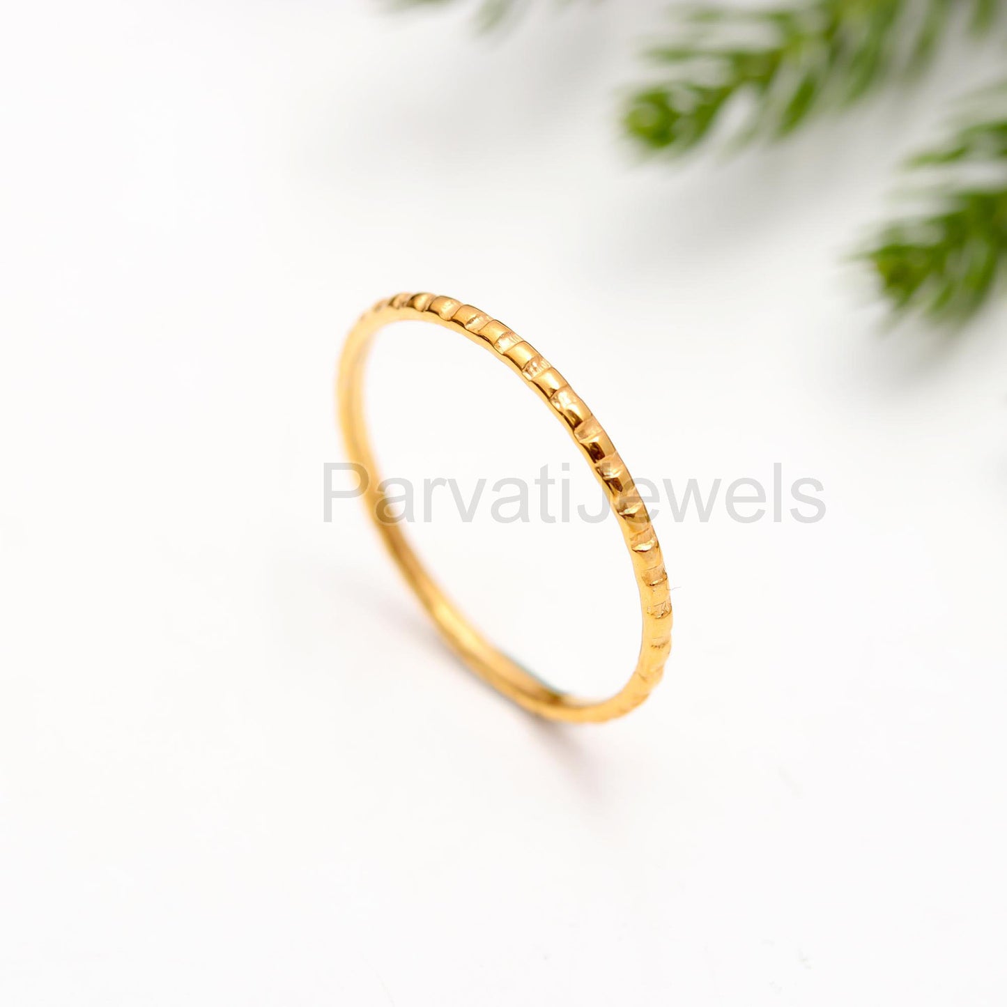 Elegant Hammered Finish Gold Wedding Ring, 14k, 18k Solid Gold Ring, Handmade Gold Ring, Engagement Ring, Wedding Gold Ring, Gift for her,