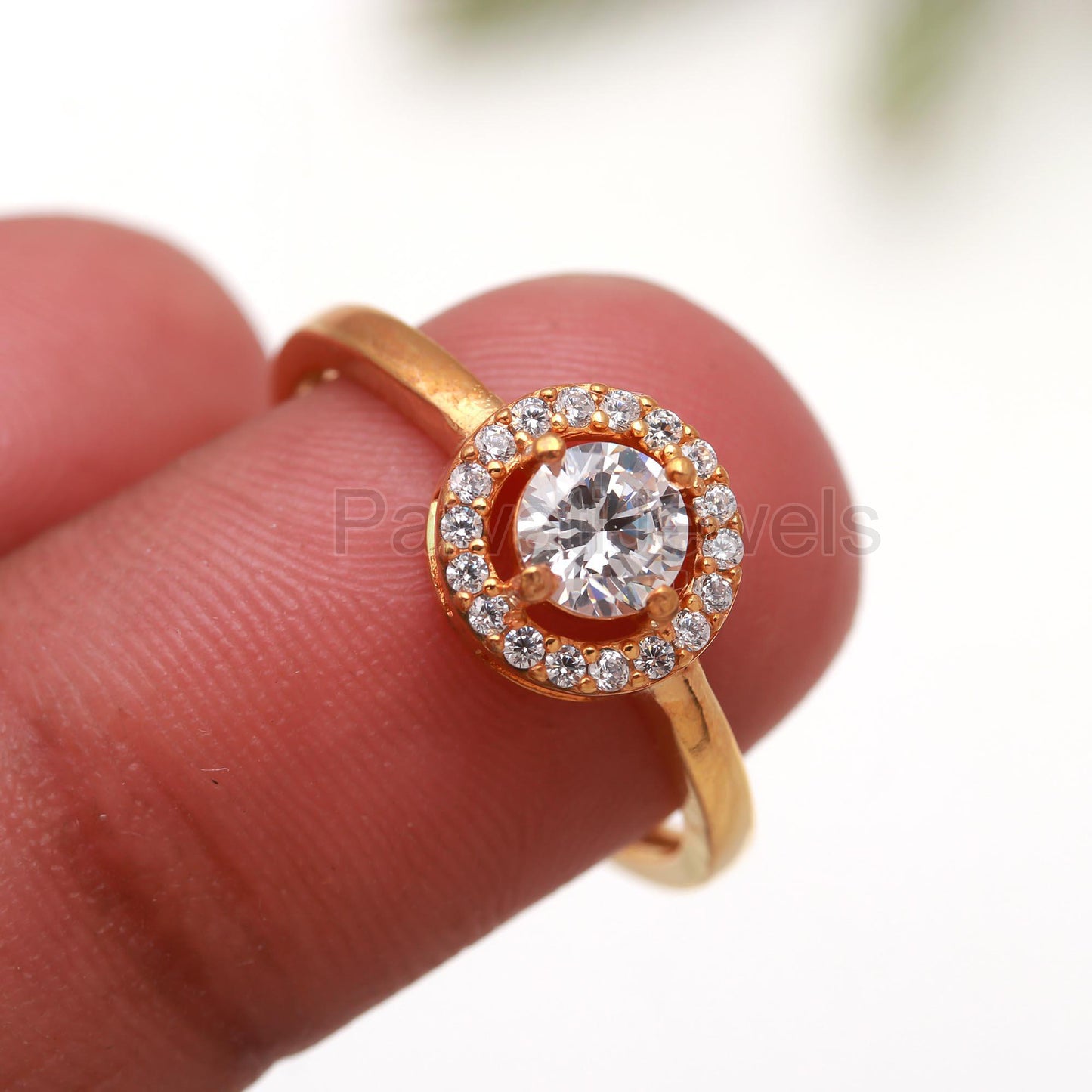 Exquisite Moissanite Gold Ring, 14K Solid Gold Ring, Moissanite Gold Ring, Wedding Gift, Handmade Ring, Gift for her, Gold Jewelry