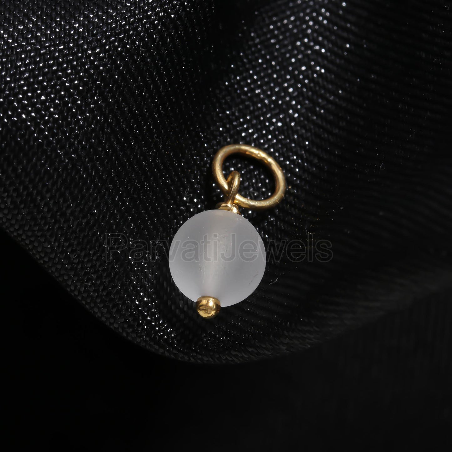 AA Crystal Forster Charm, 18k Solid Gold Charm, Crystal Gold Charm, Charm Necklace, Charm Pendant, Handmade Gold Charm, Gift For Her Charm