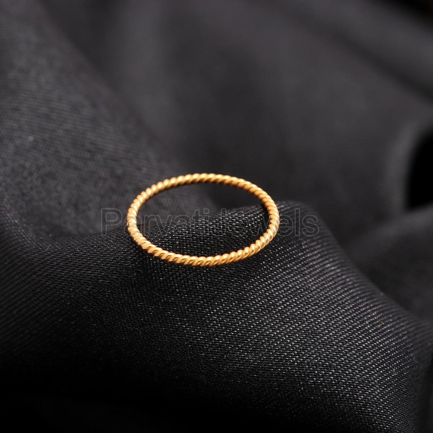Twisted Wire Band Ring, Gold Ring, 14k, 18k Solid Gold Ring, Handmade Gold Ring, Engagement Ring, Wedding Gold Ring, Gift for her,