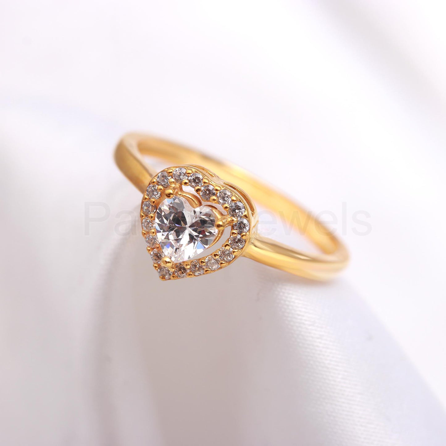AA Natural Moissanite Gold Ring, 14K Solid Gold Ring, Moissanite Gold Ring, Wedding Gift, Handmade Ring, Gift for her, Gold Jewelry