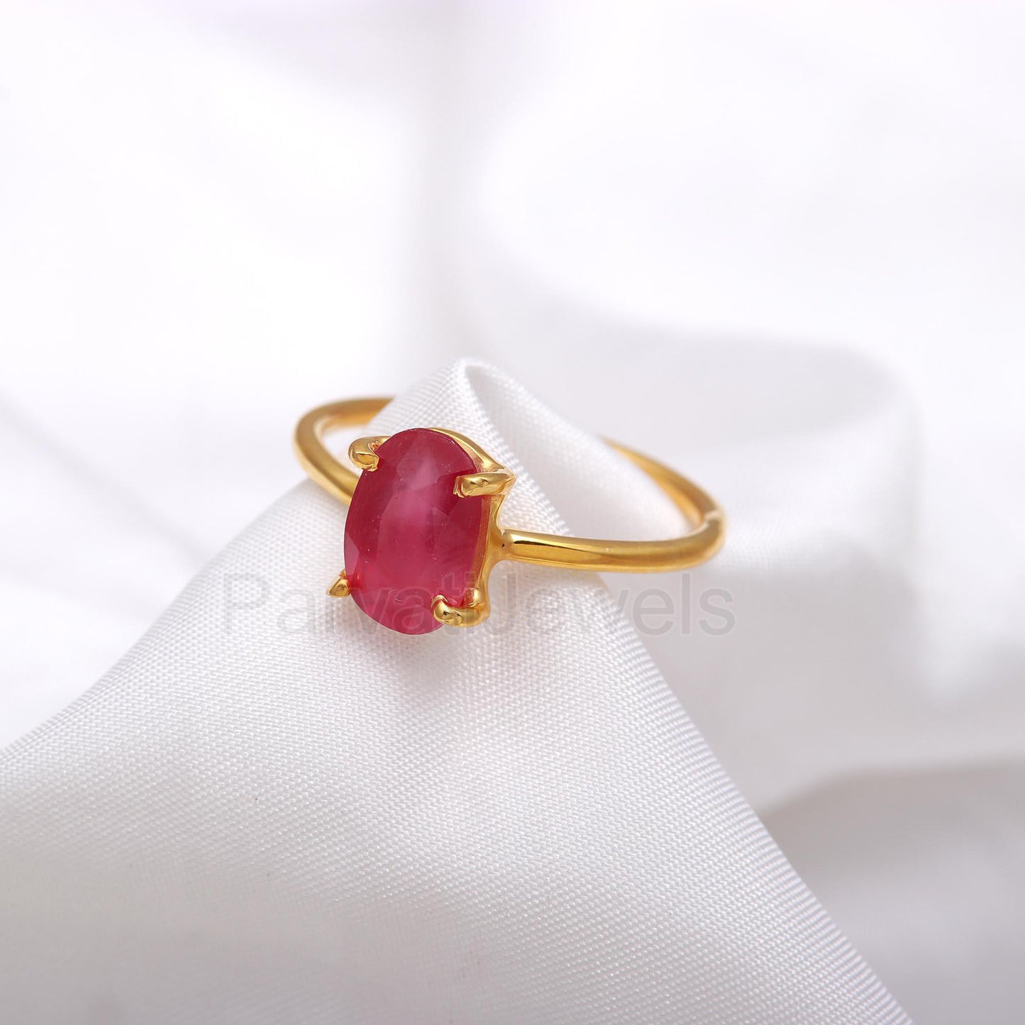 Natural Pink Ruby Eternity Band Ring, Solid 18k Gold Ruby Ring, Handmade Ring, July Birthstone Ring, Genuine Ruby Ring, Partywear Women Ring