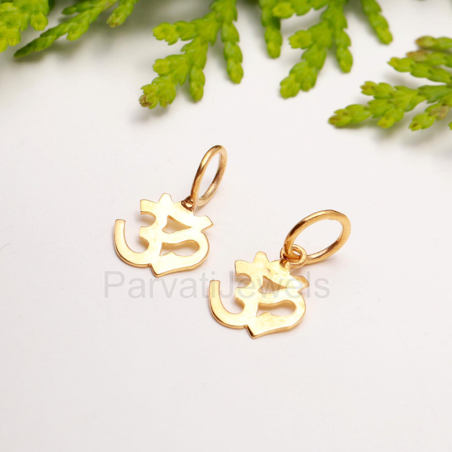 Om God Shiva Charm, 18k Solid Gold Charm, Om Signet Charm, Gold Charm, Charm Pendant, Charm Necklace, Handmade Gold Charm, Gift For Charm