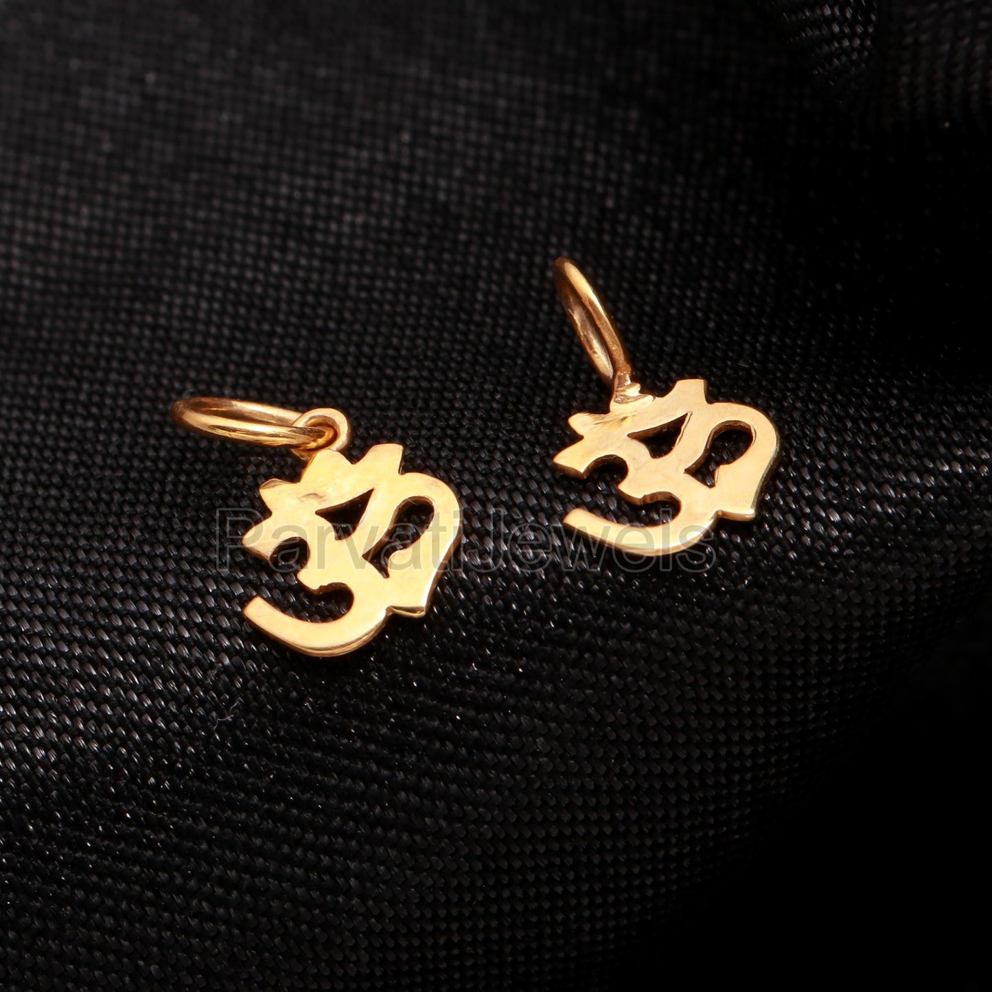 Om God Shiva Charm, 18k Solid Gold Charm, Om Signet Charm, Gold Charm, Charm Pendant, Charm Necklace, Handmade Gold Charm, Gift For Charm