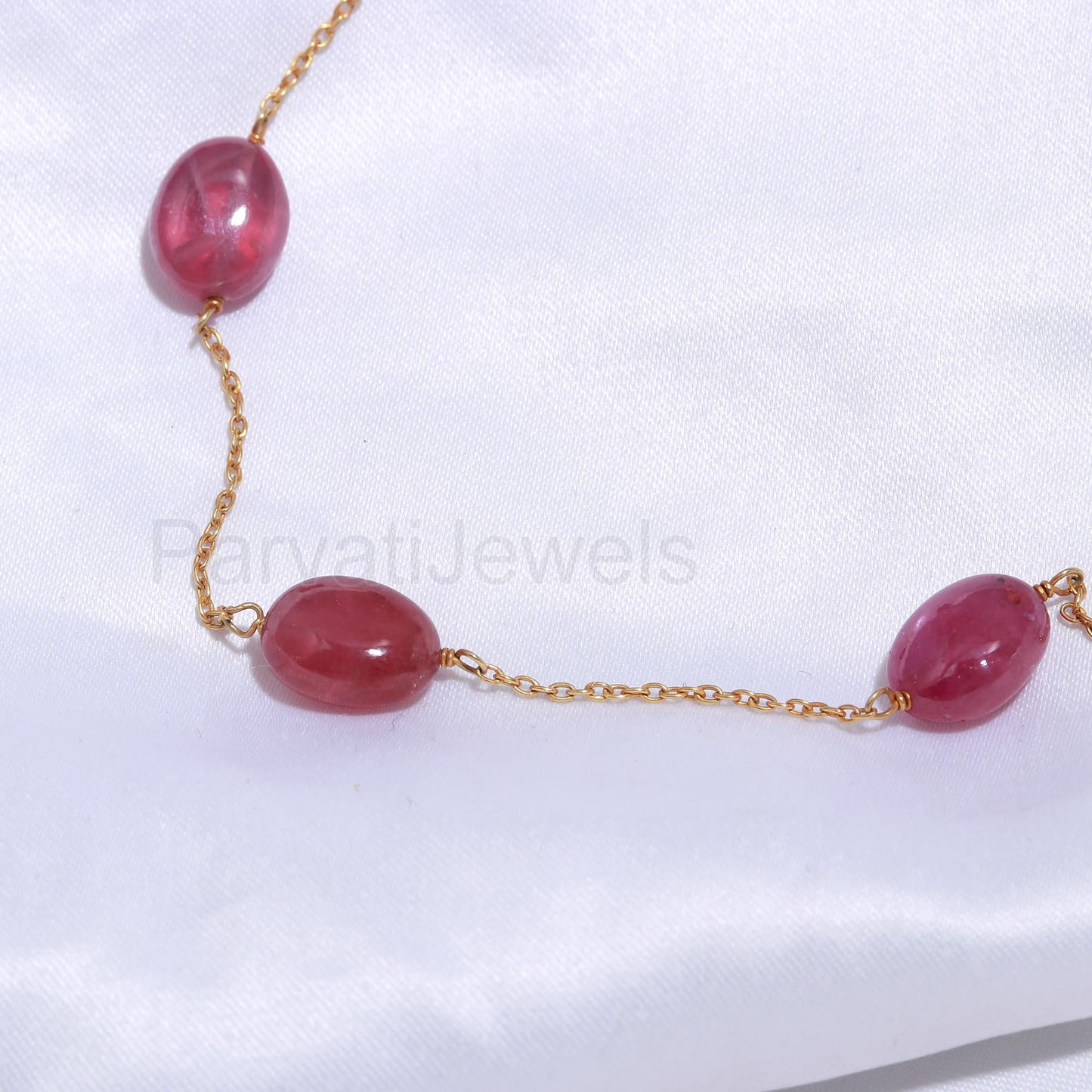 AA Ruby Necklace, 14k Solid Gold Necklace, Ruby Necklace, Gold Necklace, Cabochon Ruby Gold Necklace, Gold Jewelry, Partywear Gift Necklace