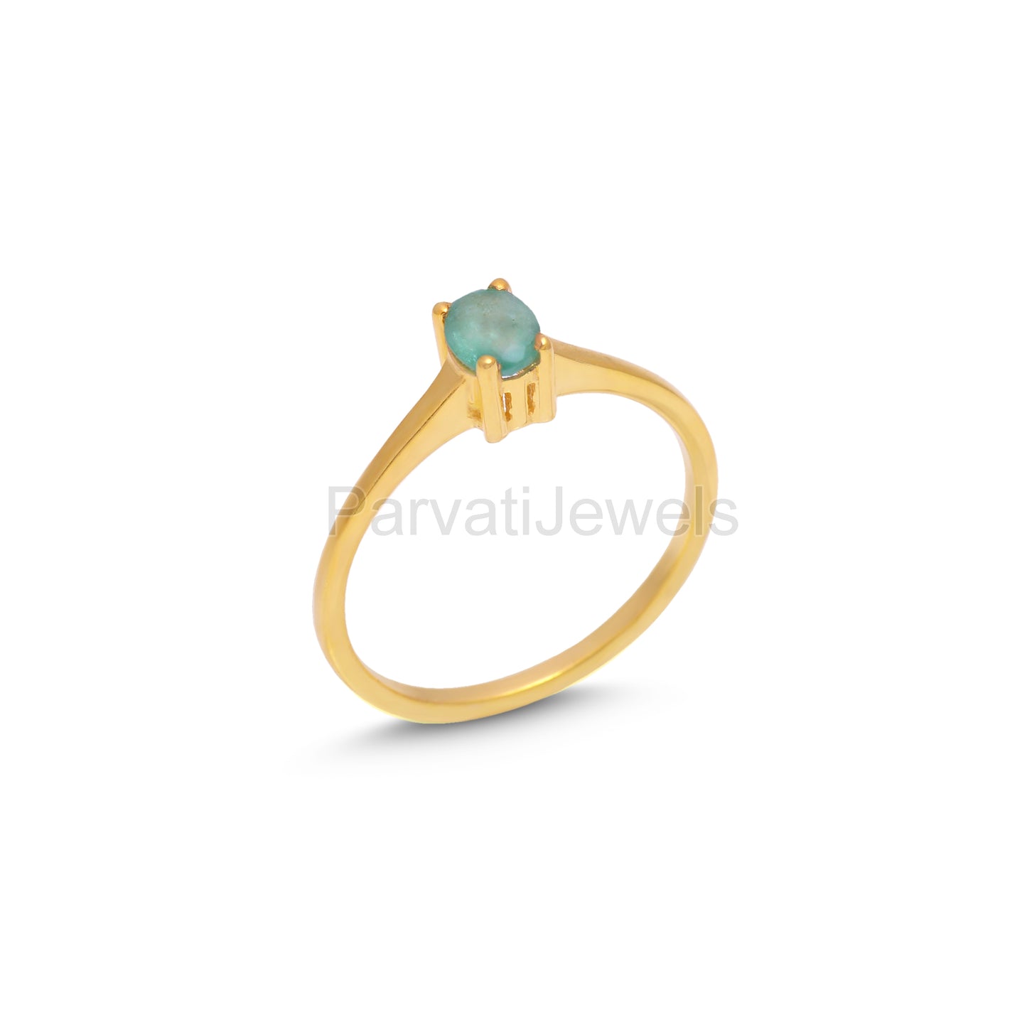 Natural Emerald Eternity Band Ring, Solid 18k Gold Emerald Ring, Handmade Ring, Emerald Ring, May Birthstone Ring, Genuine Emerald, 18KGOLD