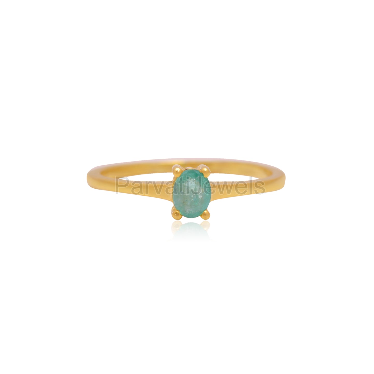 Natural Emerald Eternity Band Ring, Solid 18k Gold Emerald Ring, Handmade Ring, Emerald Ring, May Birthstone Ring, Genuine Emerald, 18KGOLD