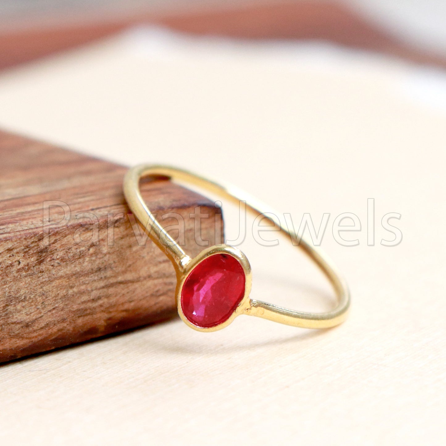 Natural Ruby Ring, Ruby Gold Ring, 18k Solid Gold Ruby Ring, Handmade Gold Ring, Ruby Engagement Ring, Wedding Ruby Ring, Gift for Her