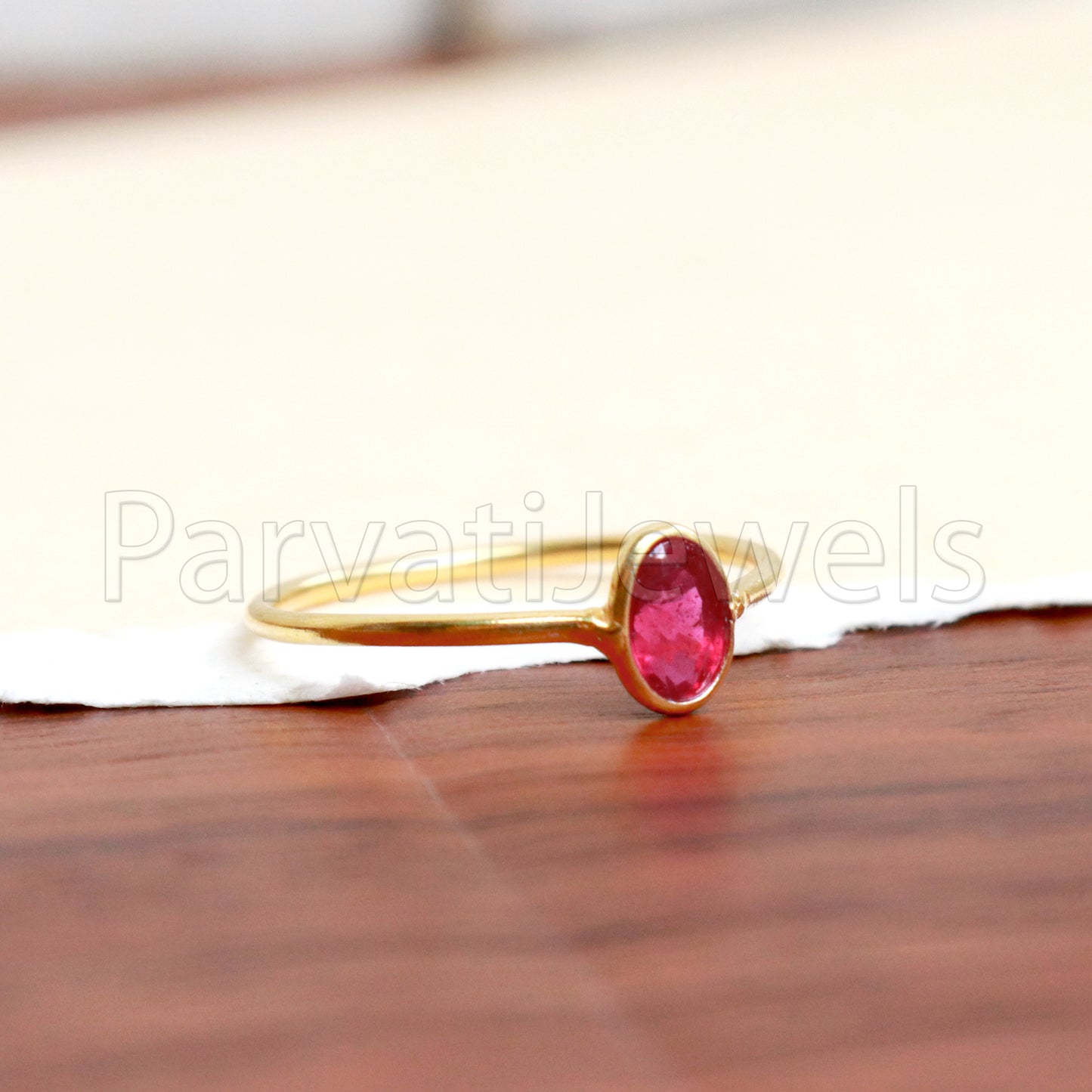 Natural Ruby Ring, Ruby Gold Ring, 18k Solid Gold Ruby Ring, Handmade Gold Ring, Ruby Engagement Ring, Wedding Ruby Ring, Gift for Her