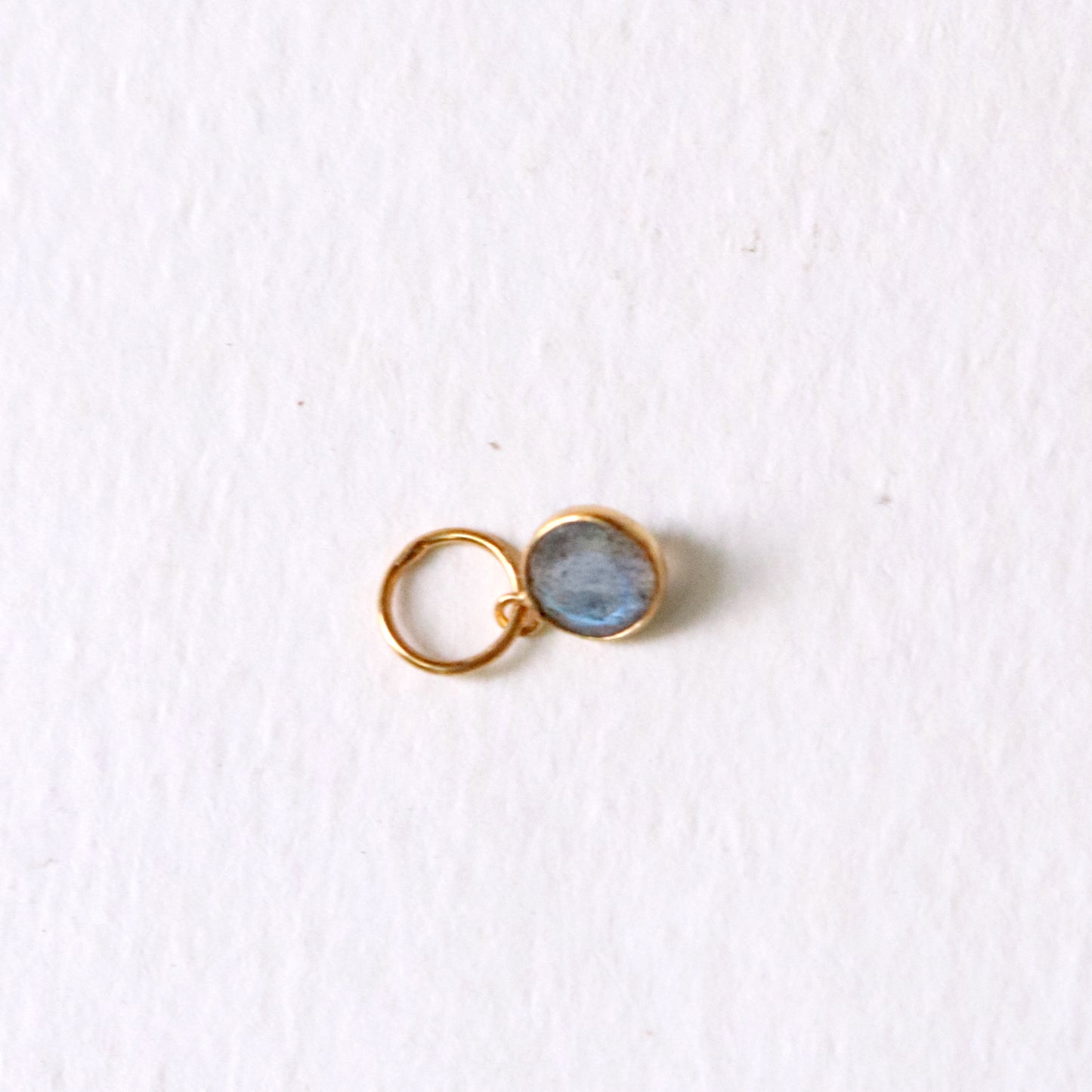 Faceted Labradorite Charm, Labradorite 18k Solid Gold Charm, Labradorite Charms, Gold Charm, Charm Pendant, Charm Necklace, Handmade Charm