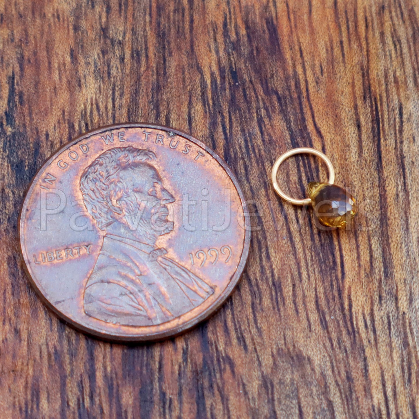 Brown Sapphire Charm, 18k Solid Gold Charm, Teardrop Brown Sapphire Charm, Gold Charm, Charm Pendant, Charm Necklace, Handmade Gold Charm