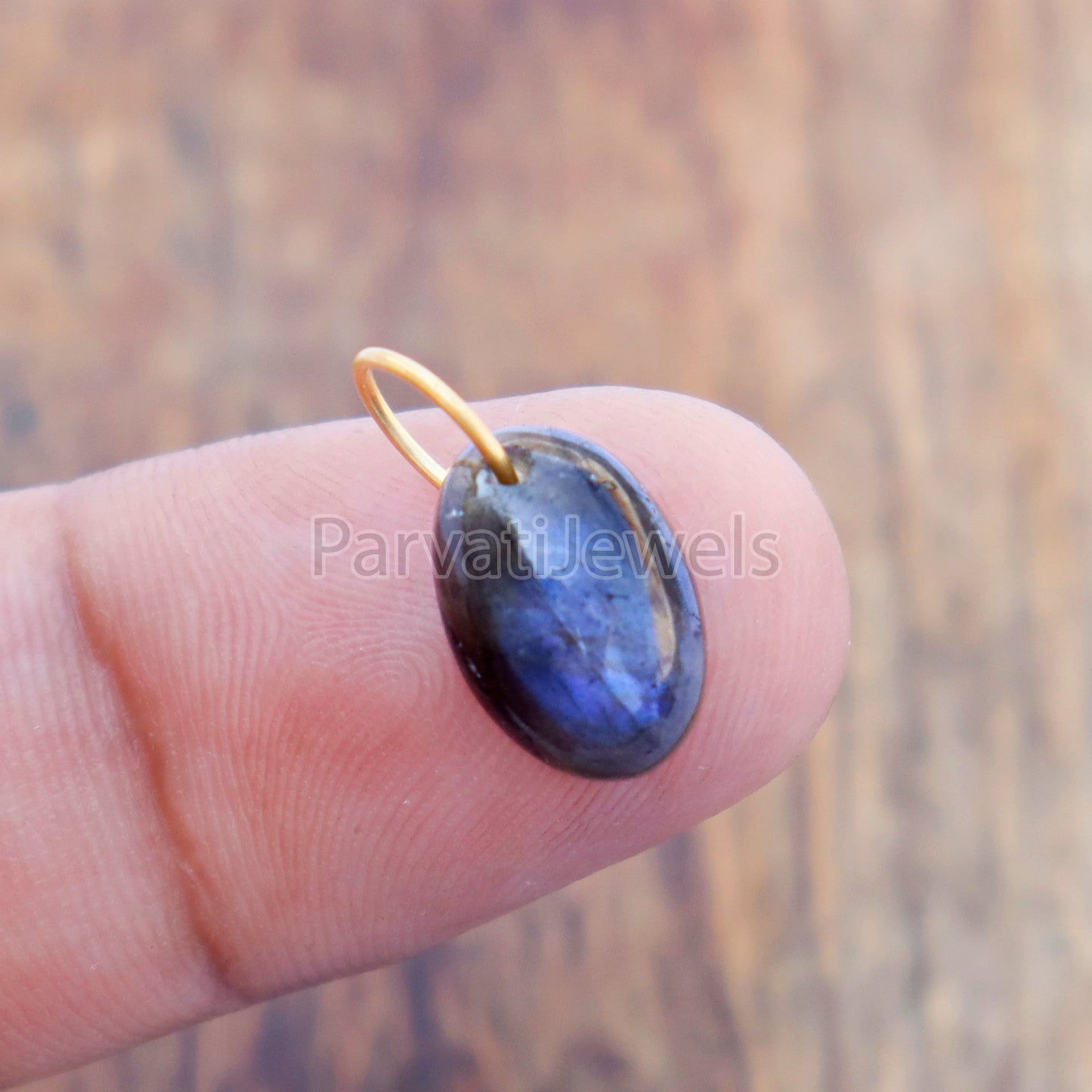 Labradorite Charm, 18k Solid Gold Charm, Labradorite Charms, Gold Charm, Labradorite Charm Pendant, Charm Necklace, Handmade Gold Charm