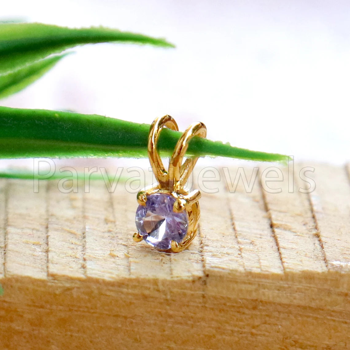 Natural Tanzanite Charm Pendant, Tanzanite Charms, Minimalist Charms Pendant, Claw Setting Charms Pendant, 14k Solid Gold Charms, Gold Charm