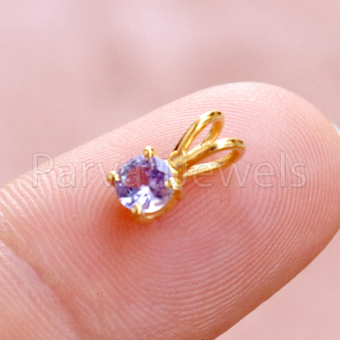 Natural Tanzanite Charm Pendant, Tanzanite Charms, Minimalist Charms Pendant, Claw Setting Charms Pendant, 14k Solid Gold Charms, Gold Charm