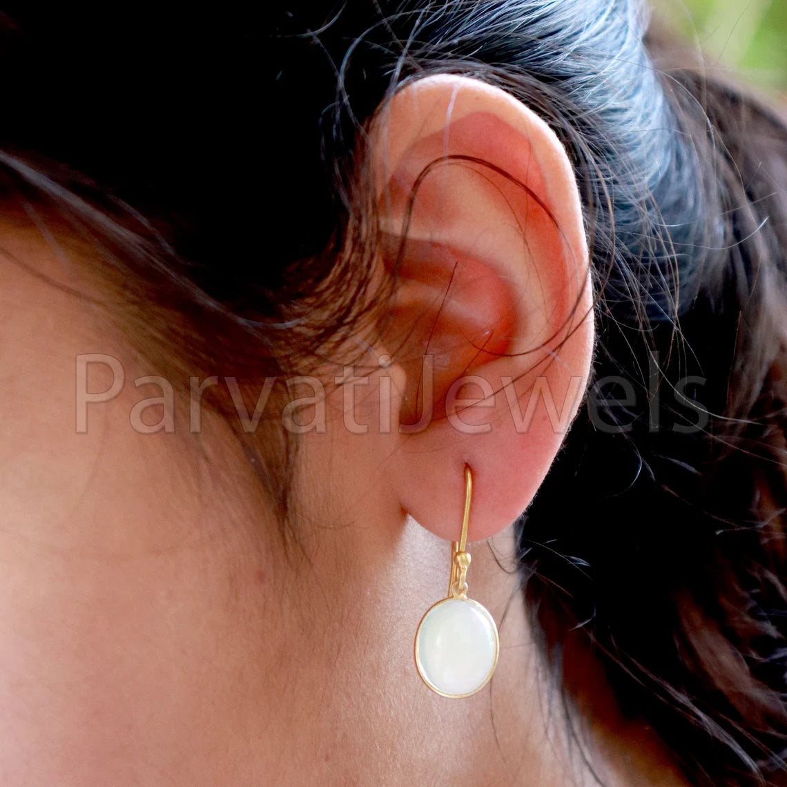 Ethiopian Opal dangle Earring, Dangle Earring, Natural Ethiopian Opal Earring, Minimalist Dangle Earring , SOLID18k gold earrings