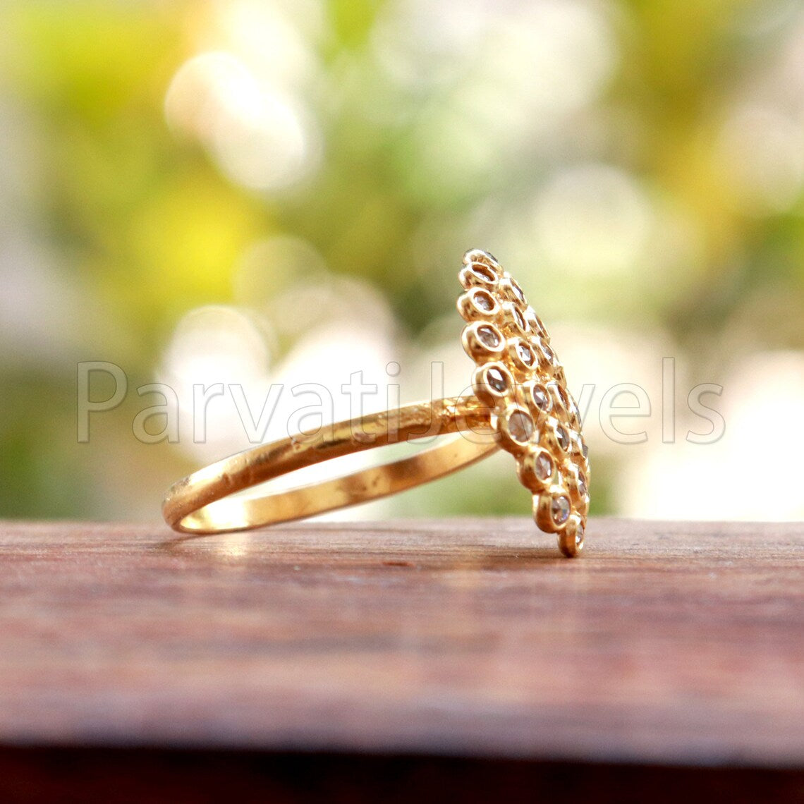 Diamond Ring, Diamond Gold Ring, 18k Solid Gold Diamond Ring, Handmade Gold Ring, Diamond Engagement Ring, Wedding Diamond Ring