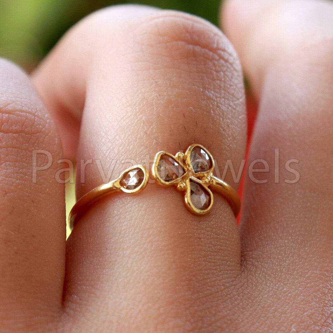 Diamond Ring, Diamond Gold Ring, 18k Solid Gold Diamond Ring, Handmade Gold Ring, Diamond Engagement Ring, Wedding Diamond Ring