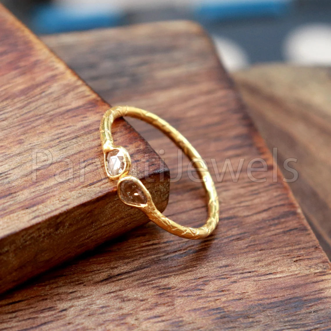 Diamond Ring, Diamond Gold Ring, 18k Solid Gold Diamond Ring, Handmade Gold Ring, Diamond Engagement Ring, Wedding Diamond Polki Ring