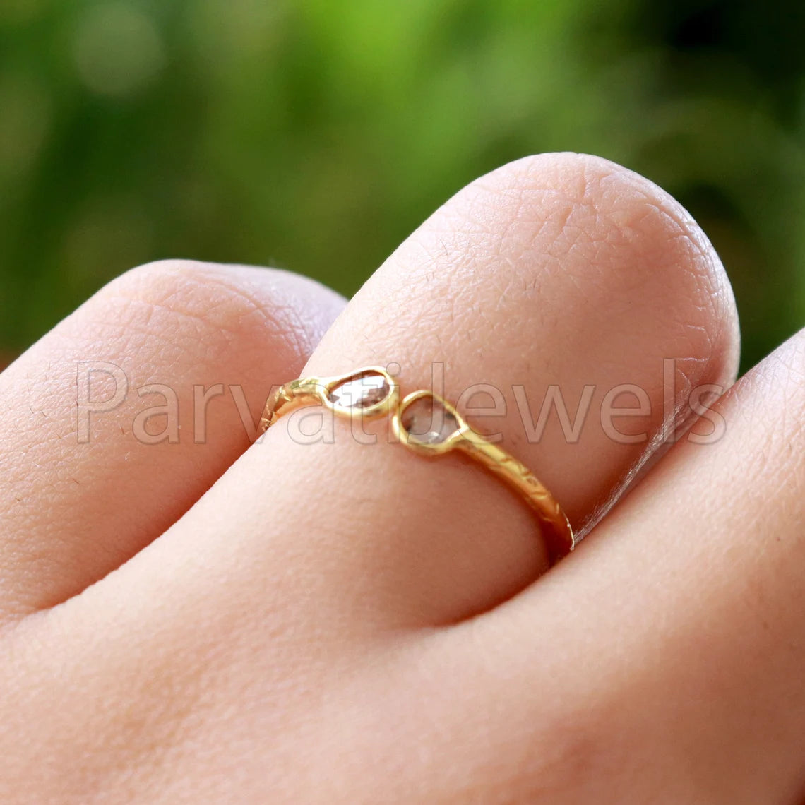 Diamond Ring, Diamond Gold Ring, 18k Solid Gold Diamond Ring, Handmade Gold Ring, Diamond Engagement Ring, Wedding Diamond Polki Ring