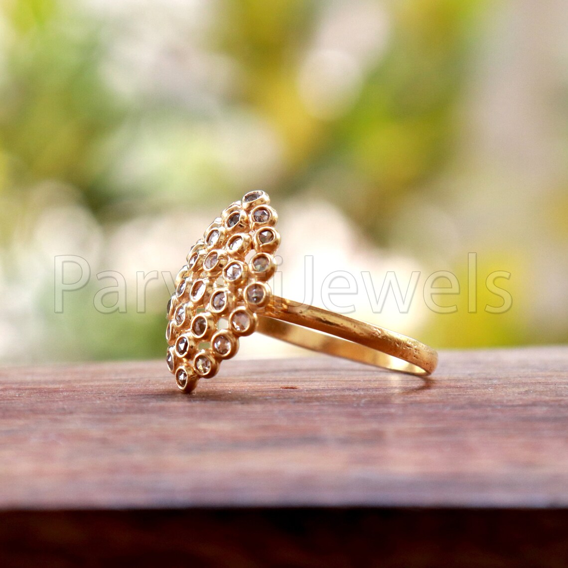 Diamond Ring, Diamond Gold Ring, 18k Solid Gold Diamond Ring, Handmade Gold Ring, Diamond Engagement Ring, Wedding Diamond Ring