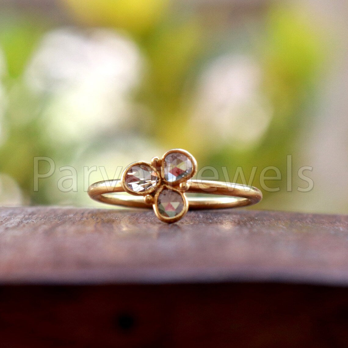 Diamond Ring, Diamond Gold Ring, 18k Solid Gold Diamond Ring, Handmade Gold Ring, Diamond Engagement Ring, Wedding Diamond Ring