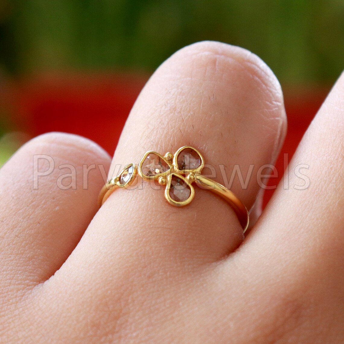 Diamond Ring, Diamond Gold Ring, 18k Solid Gold Diamond Ring, Handmade Gold Ring, Diamond Engagement Ring, Wedding Diamond Ring