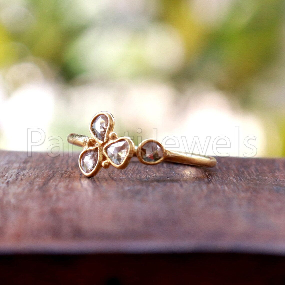 Diamond Ring, Diamond Gold Ring, 18k Solid Gold Diamond Ring, Handmade Gold Ring, Diamond Engagement Ring, Wedding Diamond Ring