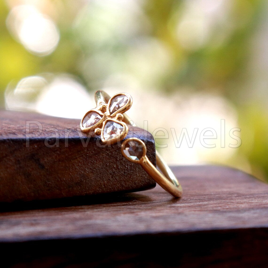 Diamond Ring, Diamond Gold Ring, 18k Solid Gold Diamond Ring, Handmade Gold Ring, Diamond Engagement Ring, Wedding Diamond Ring