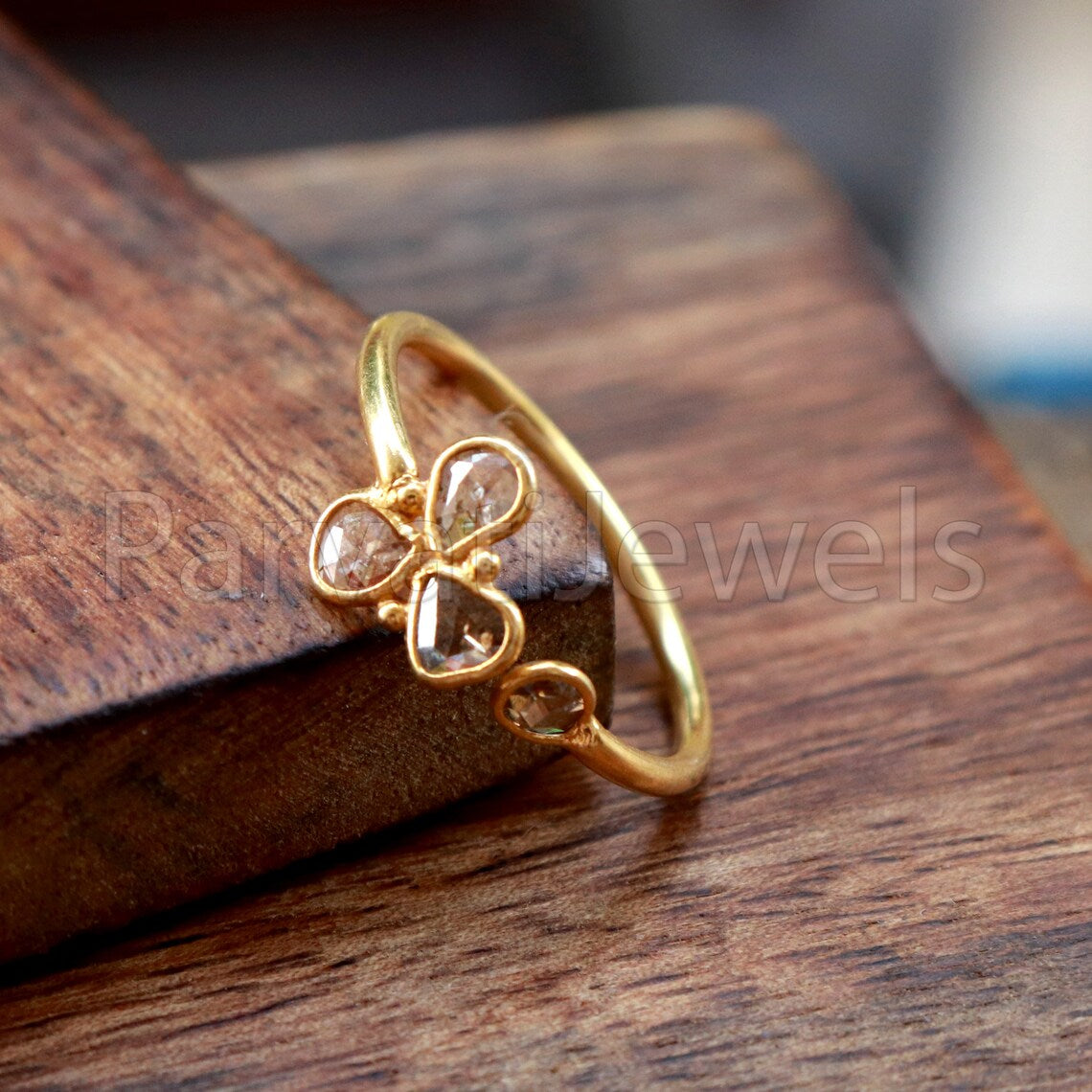 Diamond Ring, Diamond Gold Ring, 18k Solid Gold Diamond Ring, Handmade Gold Ring, Diamond Engagement Ring, Wedding Diamond Ring