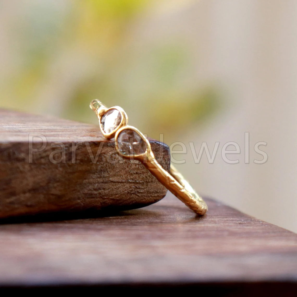 Diamond Ring, Diamond Gold Ring, 18k Solid Gold Diamond Ring, Handmade Gold Ring, Diamond Engagement Ring, Wedding Diamond Polki Ring