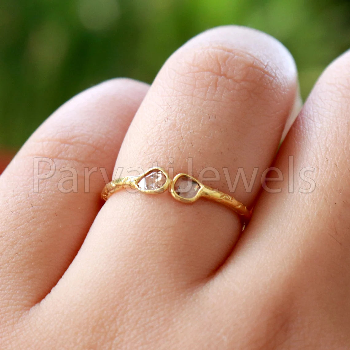Diamond Ring, Diamond Gold Ring, 18k Solid Gold Diamond Ring, Handmade Gold Ring, Diamond Engagement Ring, Wedding Diamond Polki Ring