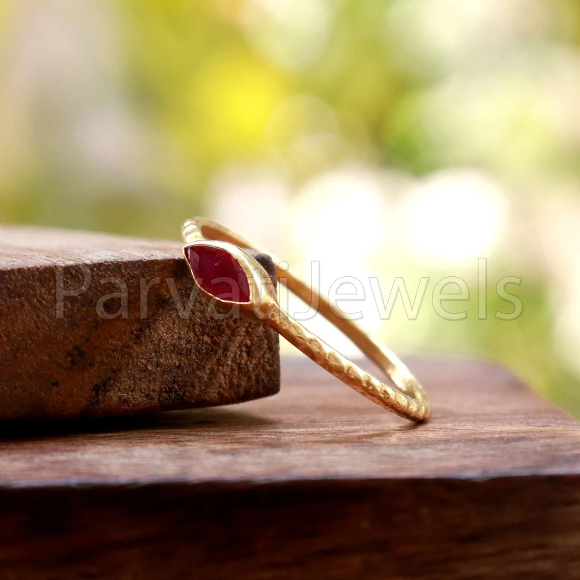 Natural Ruby Ring, Ruby Gold Ring, 18k Solid Gold Ruby Ring, Handmade Gold Ring, Ruby Engagement Ring, Wedding Ruby Ring, Gift for Her