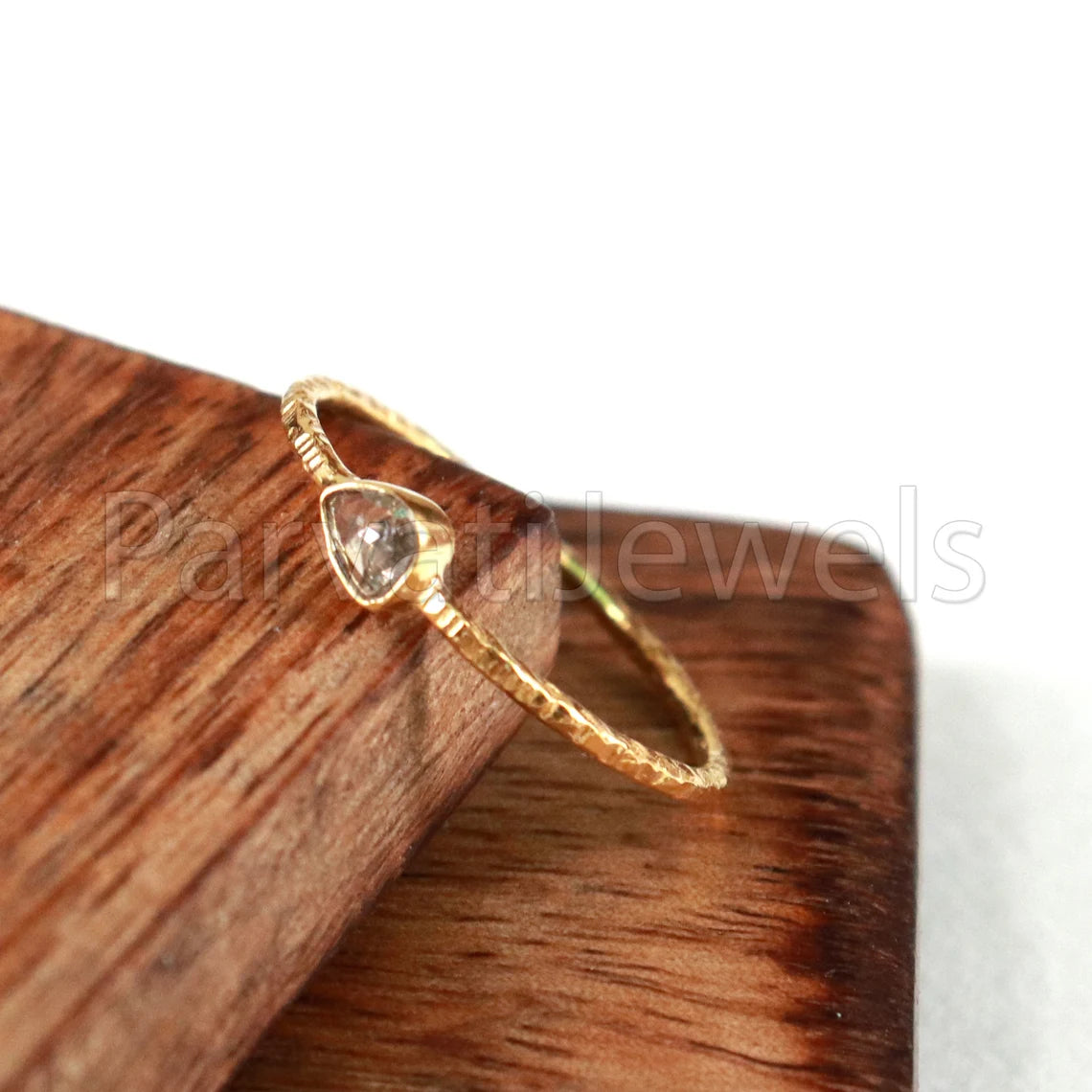 Natural Diamond English Polki Ring, Diamond Gold Ring, 18k Solid Gold Ring, Handmade Gold Ring, Diamond Engagement Ring, Wedding Gold Ring