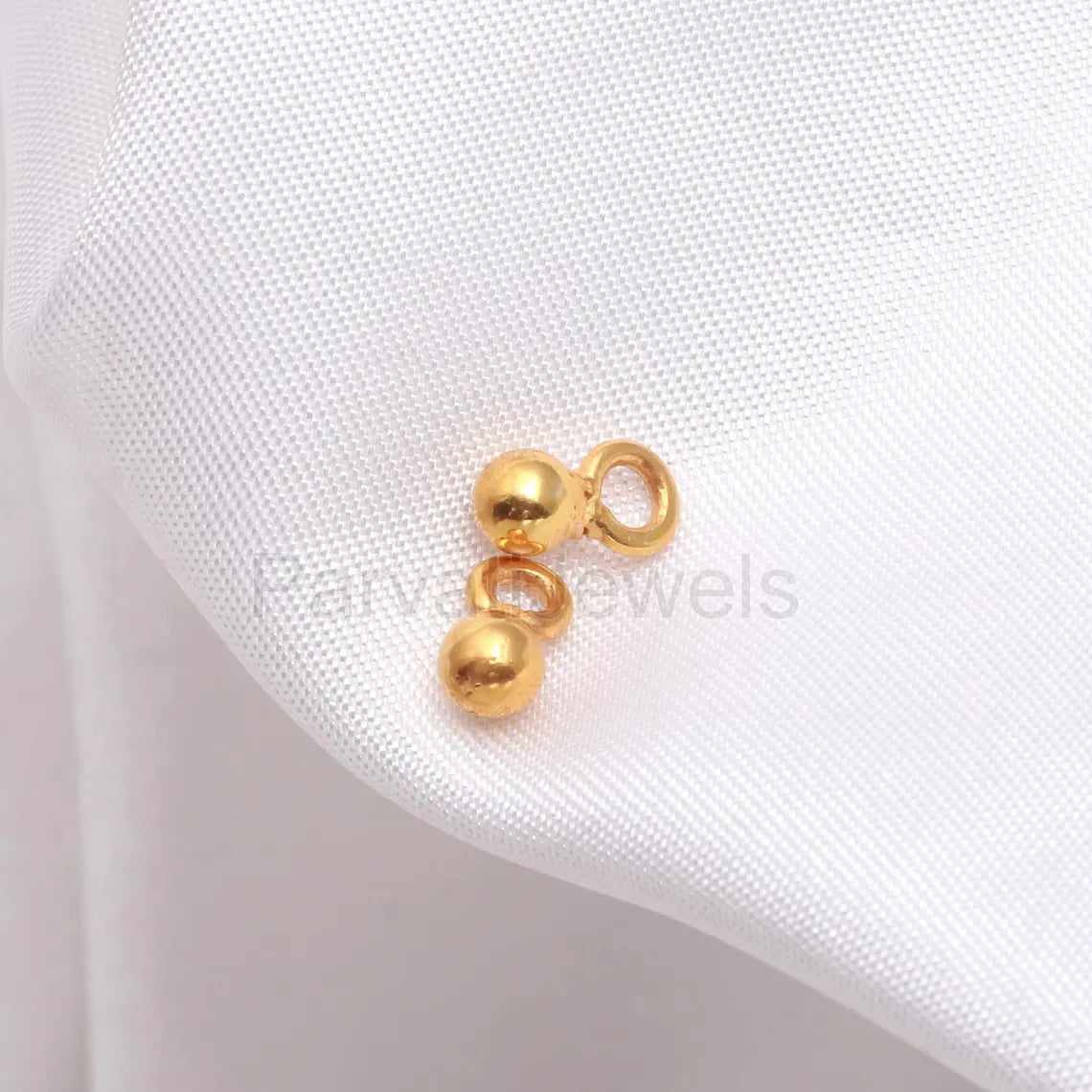AA Dangling Ball Charm, 18k Solid Gold Charm, Gold Beads Pendant, Gold Charm Pendant, Charm Pendant, Handmade Gold Charm, Gift For Her Charm
