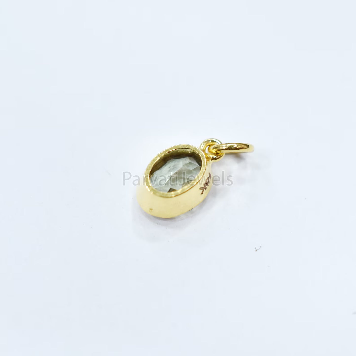 Very beautiful Natural Green Aquamarine Solid Gold Charm, 14k & 18k Solid Gold Charm, Green Aqua Gold Charm Pendant, Handmade Gold Charm