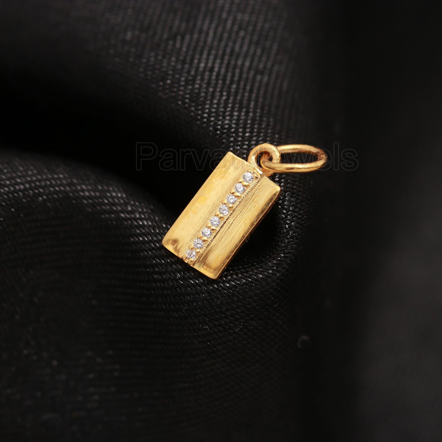 Natural Diamond Charm, 18k Solid Gold Charm, Polki Diamond Charm, Handmade Gold Charm, Diamond Charm, Solid Gold Charm, Dainty Gold Charm,