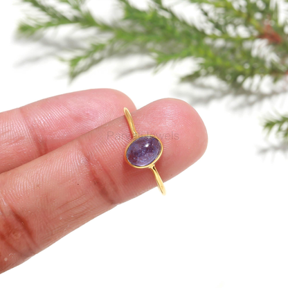 Natural Tanzanite Ring, Solid 18k Gold Ring, Handmade Ring, Tanzanite Band Ring, December Birthstone Ring, 18K Gold Ring, gift for her,