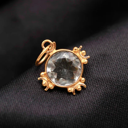 Natural Green Amethyst Charm, Solid 14K & 18K Gold Charm, Green Amethyst Charms, Gold Charm, Charm Pendant, Handmade Charm, Charms Necklace