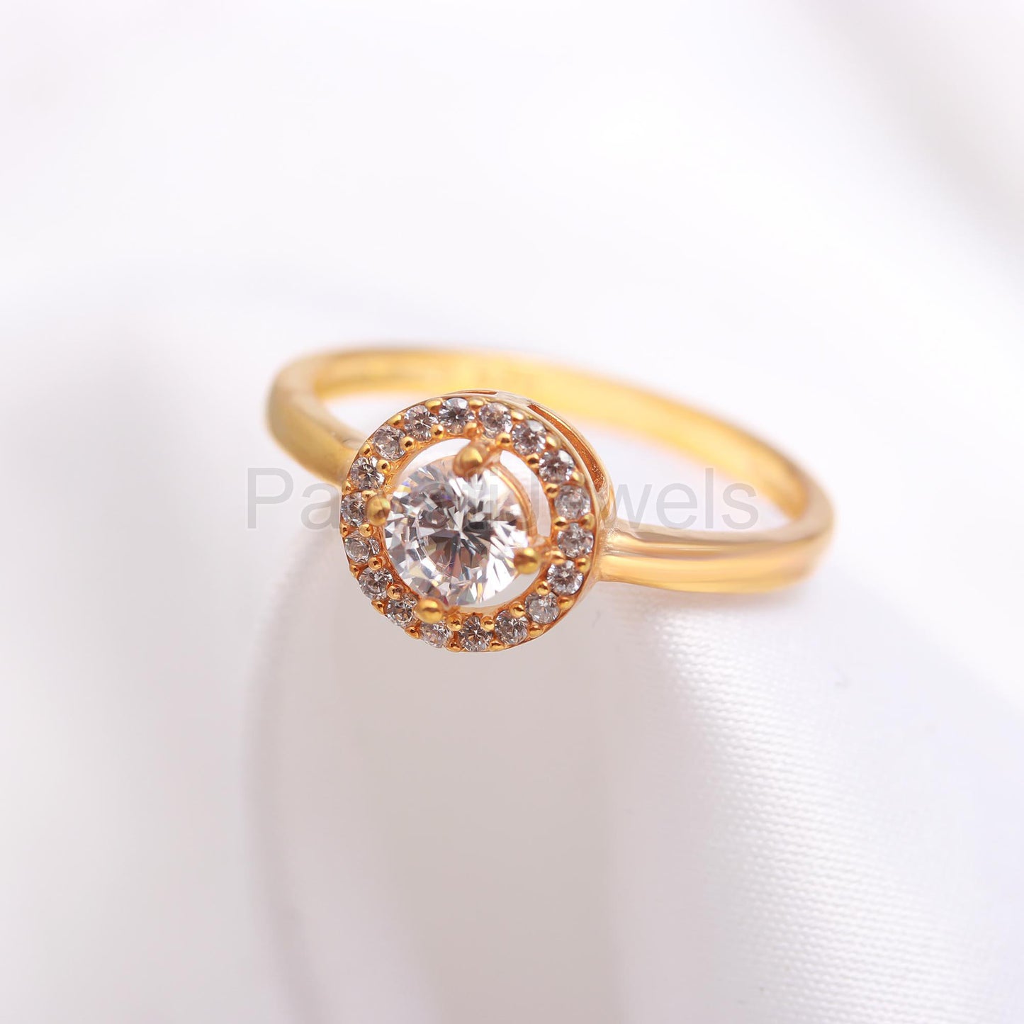 Exquisite Moissanite Gold Ring, 14K Solid Gold Ring, Moissanite Gold Ring, Wedding Gift, Handmade Ring, Gift for her, Gold Jewelry