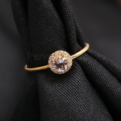 Natural Morganite With Diamond Gold Ring, 14K Solid Gold Ring, Diamond Ring, Wedding Ring, Morganite Gold Ring, Birthstone Ring, Gold Ring