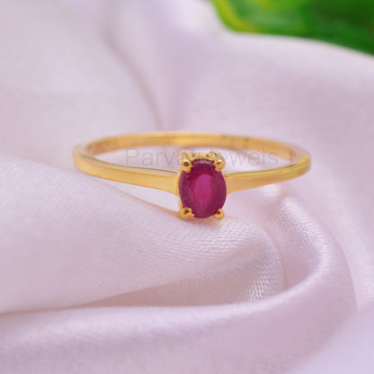 Natural Ruby Eternity Band Ring, Solid 18k Gold Ruby Ring, Handmade Ring, Ruby Ring, July Birthstone Ring, Genuine Ruby Ring, 18K Gold Ring