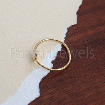 Ethiopian Opal Ring, 14k Solid Gold Ring, Handmade Gold Ring, Ethiopian Opal Gold Ring, Minimalist Gold Ring, Dainty Ring, Gift for Her