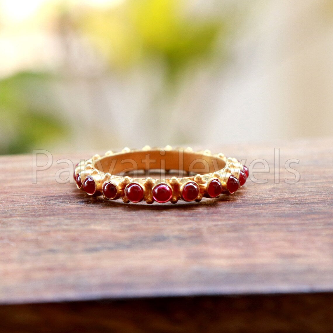 Ruby Eternity Band Ring, 18k Solid Gold Ring, Handmade Eternity Gold Ring, Ruby Stone Engagement Ring, Birthstone Band, Wedding Band Ring